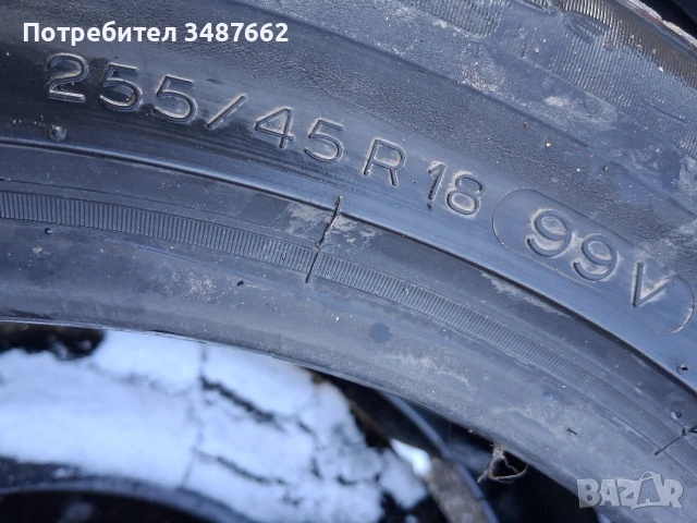 255 45 18 Michelin Latude 2бр зимни , снимка 4 - Гуми и джанти - 53340971
