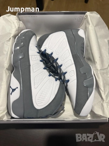 jordan 9 retro flint grey, снимка 13 - Маратонки - 56547169