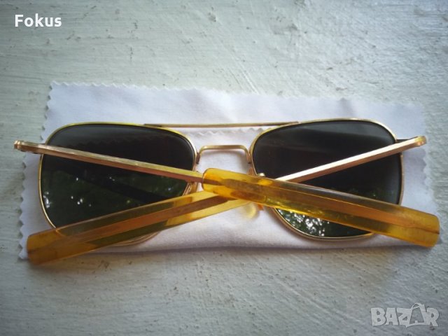 Оригинални пилотски слънчеви очила American Optical 12k GF, снимка 3 - Колекции - 34230730