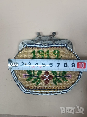 Старо портмоне от мъниста, снимка 6 - Други ценни предмети - 54014539