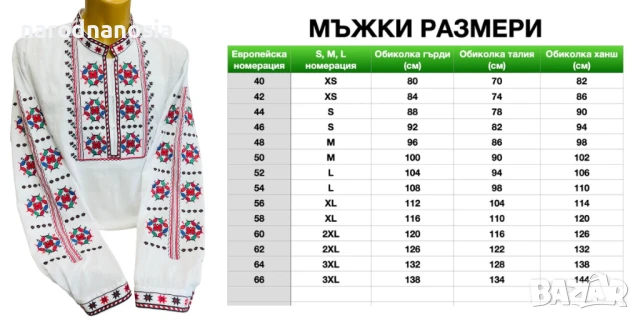 МЪЖКА РИЗА С БРОДИРАНА ШЕВИЦА - Модел 34, снимка 6 - Други - 51310100