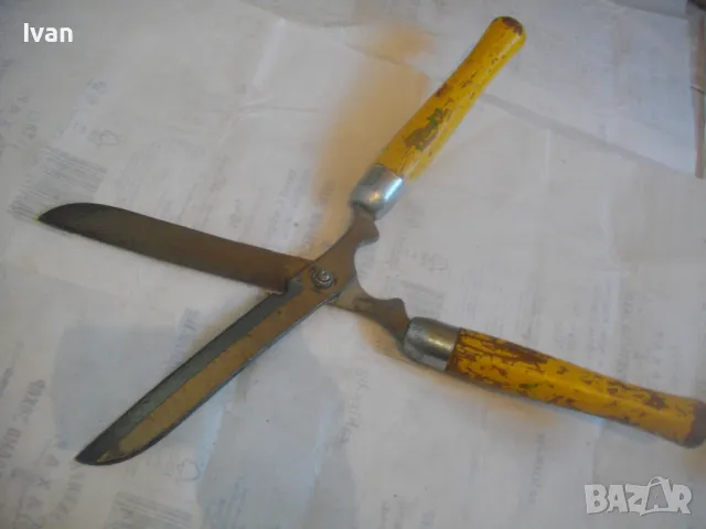 PEREL ФРЕНСКА ПРОФЕСИОНАЛНА 470мм РЪЧНА НОЖИЦА СТАРО КАЧЕСТВО РЯЗАНЕ ВСЯКАКВИ НЕМЕТАЛНИ ПОВЪРХНОСТИ, снимка 4 - Други инструменти - 48605114