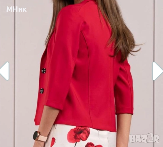 Дамско сако с три четвърти ръкави, снимка 5 - Якета - 51513812