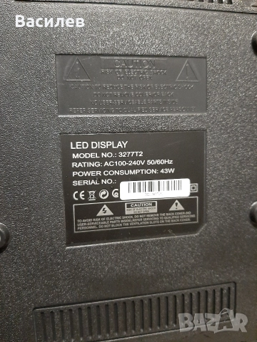 Лед тв Crown 32 инча за подсветка, снимка 3 - Телевизори - 52918356