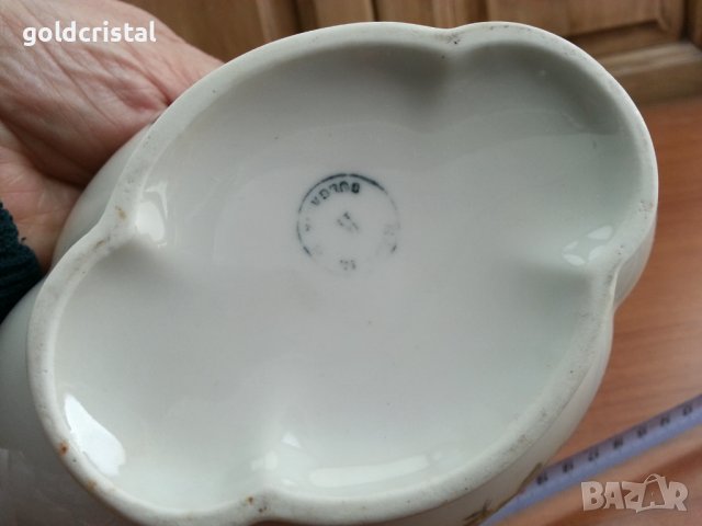 Стар български порцелан сосиера, снимка 3 - Антикварни и старинни предмети - 36615124