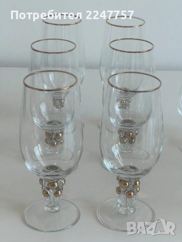 Луксозни кристални чаши , снимка 7 - Антикварни и старинни предмети - 54109771