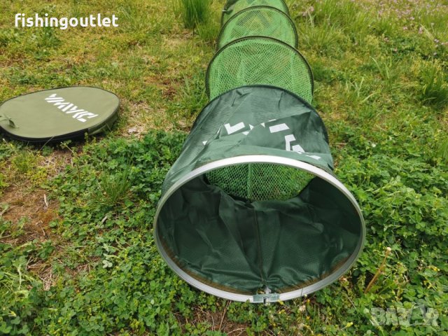 Гумиран живарник Daiwa с непромукаема мрежа . 2мт дължина, снимка 3 - Такъми - 36609966