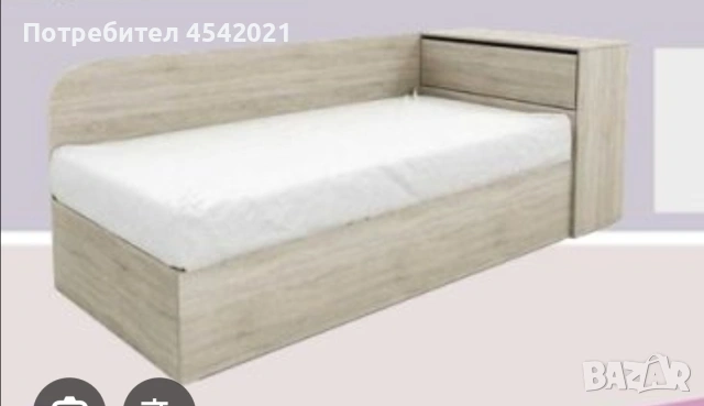 две единични легла с ракла цвят сонома