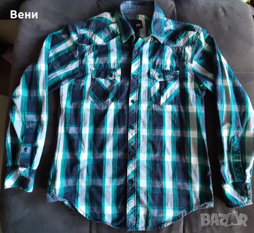 Мъжка риза L размер-ОТЛИЧНО СЪСТОЯНИЕ, снимка 5 - Ризи - 42590062