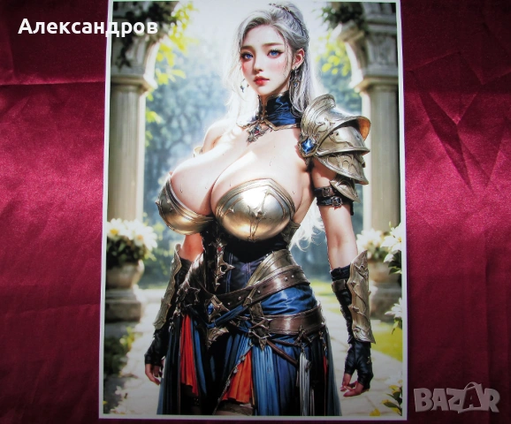 Еротични аниме плакати ОБЛЕЧЕНИ А4 подходящи за подарък anime манга hentai , снимка 5 - Други ценни предмети - 54180341