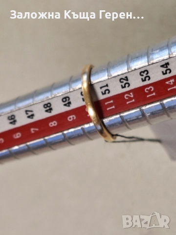 Дамски златен пръстен 1,94гр., снимка 4 - Пръстени - 52273405