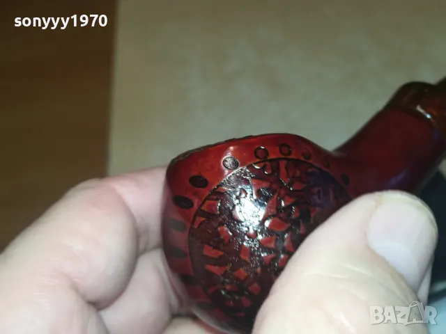 ЛУКСОЗНА НОВА ЛУЛА С КУТИЯ КОЖЕН КЕЙС И СТОЙКА 1601251845, снимка 18 - Лули - 48707203