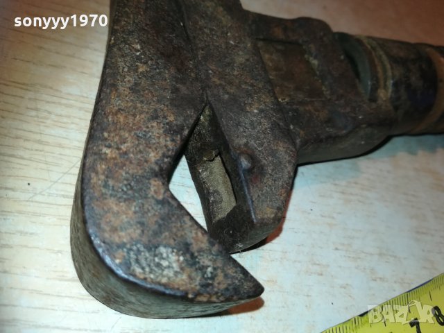 стар раздвижен ключ-антика 1702211001, снимка 13 - Ключове - 31846237