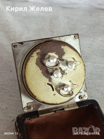 Стар механичен будилник СЛАВА СССР рядък за КОЛЕКЦИЯ ДЕКОРАЦИЯ 29528, снимка 5 - Антикварни и старинни предмети - 51953263