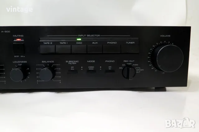 Yamaha A-500 Stereo Integrated Amplifier, снимка 3 - Ресийвъри, усилватели, смесителни пултове - 56414302