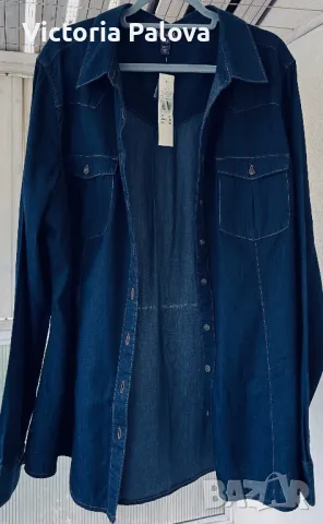 LONG TALL SALLY нова  дънкова риза, снимка 2 - Ризи - 50361133