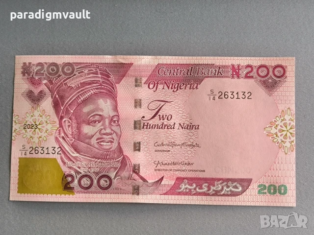 Банкнота - Нигерия - 200 найра UNC | 2023г.