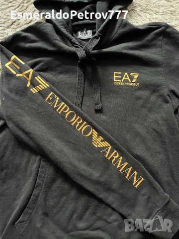 Мъжко горнище Emporio Armani, снимка 3 - Спортни дрехи, екипи - 52991192