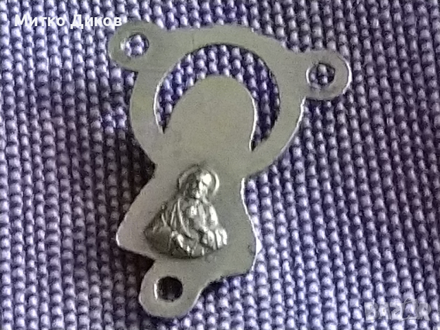 Мария Розари мадона и Йосиф бебетата на Исус брошка, снимка 4 - Колиета, медальони, синджири - 44718829