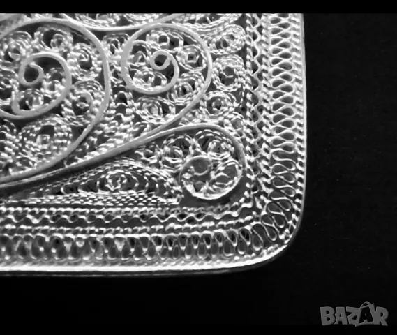 Сребърна Кутийка - 950 Сребро Филигран, снимка 11 - Други ценни предмети - 49851298