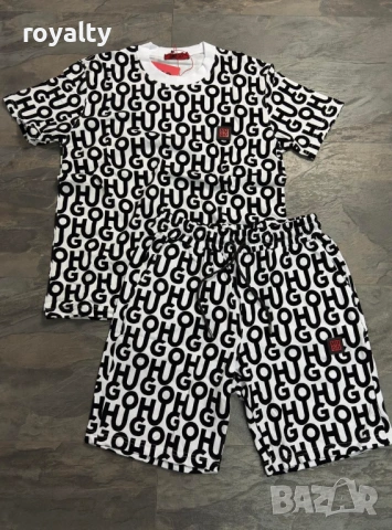 Hugo Boss Нов Мъжки Летен Къс Екип Хюго Бос 