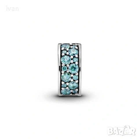 оригинална гривна Pandora сребърна с две добавки, снимка 14 - Гривни - 53065951