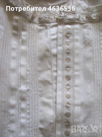 Мъжка риза за носия , необличана, памук, снимка 7 - Антикварни и старинни предмети - 53272137