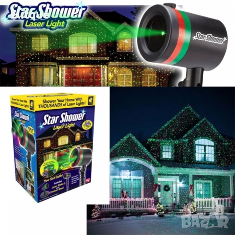 Лазерен прожектор Проектор за Коледна украса 