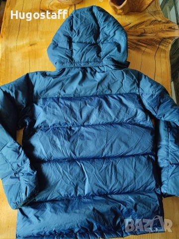 Топло зимно тъмносиньо яке с пух от Denim & Supply Ralph Lauren пухенка парка качулка M, снимка 2 - Якета - 52590328