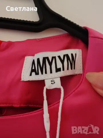 Страхотна сатенена рокля Amylynn, снимка 6 - Рокли - 49962196