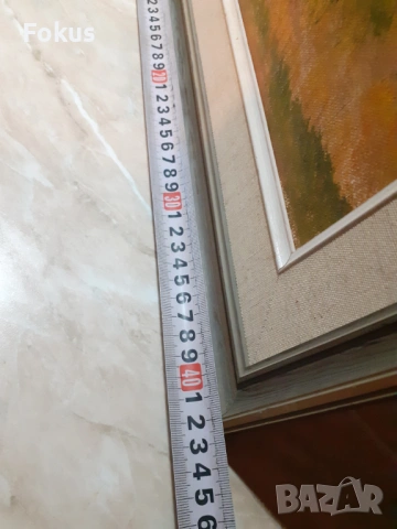 Авторска картина масло на платно с рамка - подпис, снимка 7 - Антикварни и старинни предмети - 53286135