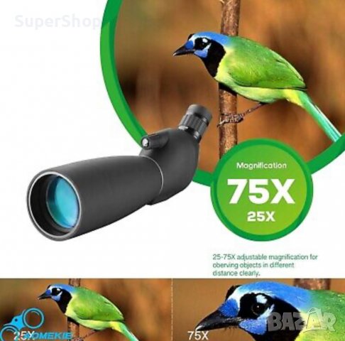 Мощен Монокъл Далекоглед с трипод и стойка за телефон окуляр, снимка 7 - Екипировка - 40184766