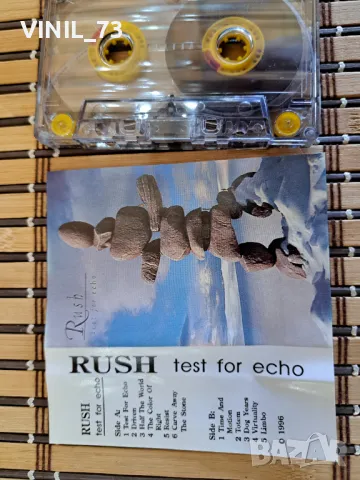 Rush – Test For Echo, снимка 2 - Аудио касети - 48783143