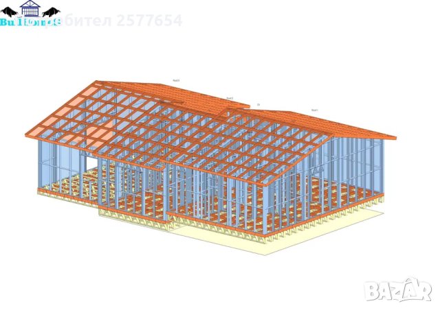 Къща,Бунгало,Преместваема къща,Сглобяеми къщи,Модулни,Жилищни-126м², снимка 3 - Строителни материали - 44177058