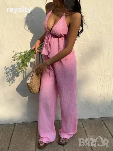 Дамски розов комплект🎀, снимка 3 - Комплекти - 49205429