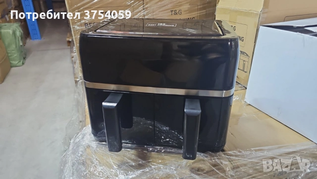 Двоен Air fryer T&G BEST COOKING 32847A0 - отделни LED дисплеи за всяка зона, снимка 16 - Фритюрници - 53175437