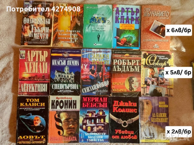 Евтини любовни и криминални романи!