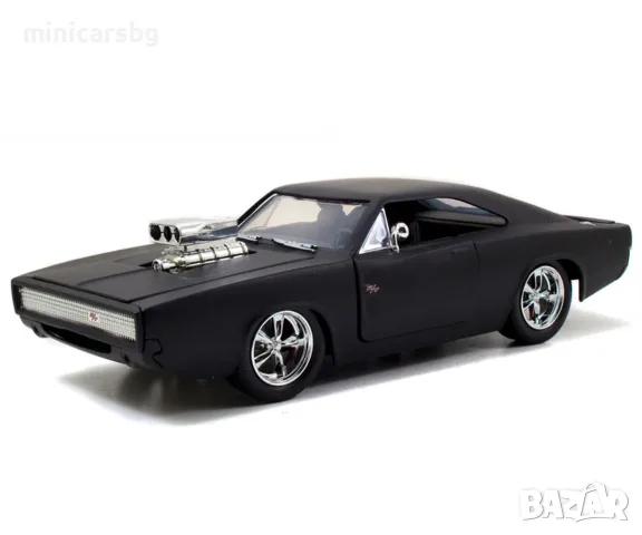 Метални колички: Dodge Charger R/T 1970 – Fast & Furious, Jada 1:24