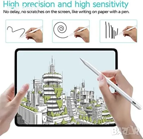 Нова писалка стилус за таблет iPad прецизен връх Писане/рисуване Айпад, снимка 5 - Захранвания и кутии - 50015860