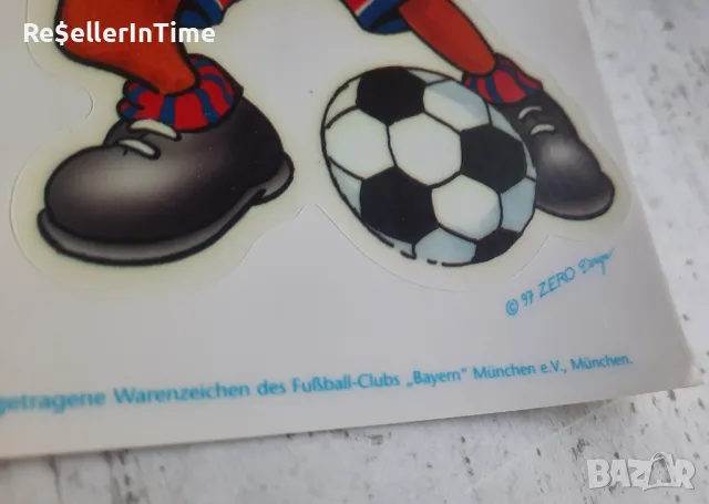 Нов стикер за стъкло FC Bayern München 1997, снимка 3 - Антикварни и старинни предмети - 48141744