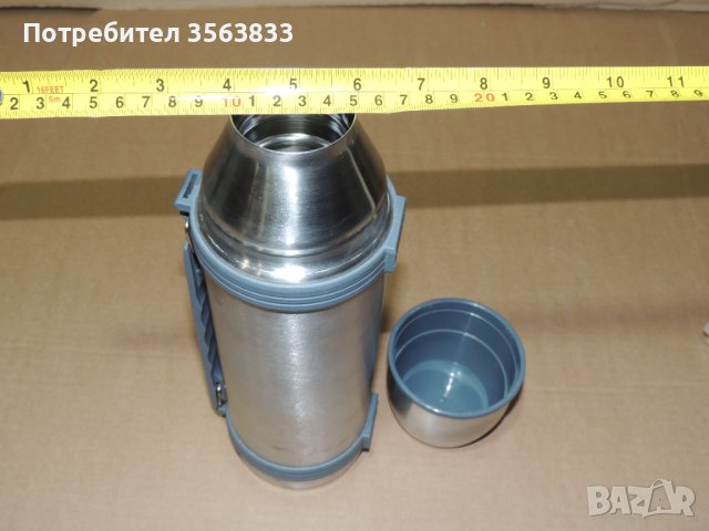 Термос 1 литър от Неръждаема стомана без капачка на винт, снимка 8 - Термоси - 44375917
