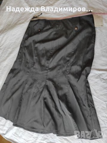 Черна дълга пола, снимка 2 - Поли - 33933403