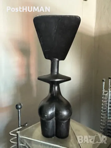 Африканска фигура Ашанти, снимка 3 - Антикварни и старинни предмети - 47385003