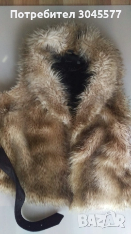 Елек с изкуствена козина топъл размер S, снимка 2 - Елеци - 48049805