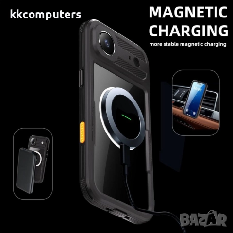 Водоустойчив калъф REDPEPPER FS Series за iPhone Air – IP68 защита, удароустойчив и съвместим с MagS, снимка 4 - Калъфи, кейсове - 52238014