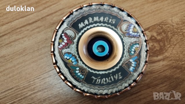 Красива месингова чиния от Мармарис,Турция