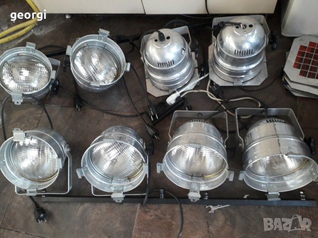 Ретро алуминиеви сценични прожектори    5/4, снимка 7 - Друга електроника - 29804540