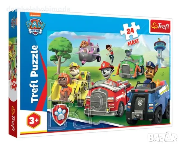 Пъзел Paw Patrol. Trefl, 24 части MAXI , 60х40 см