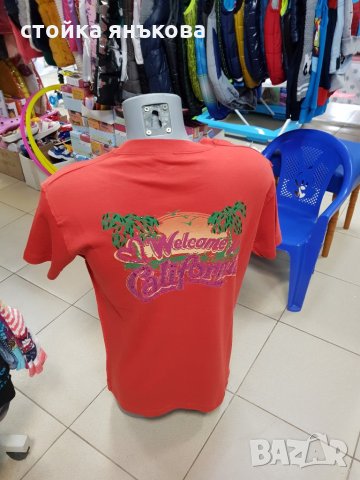 Продавам мъжка червена тениска, снимка 2 - Тениски - 29204755
