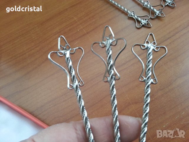 Руски лъжички филигран, снимка 2 - Антикварни и старинни предмети - 36680427